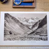The Héas valley, Hautes-Pyrénées, photo print from 1937.