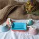 Set of 4 vintage lbvyr cups & saucers – 1970s