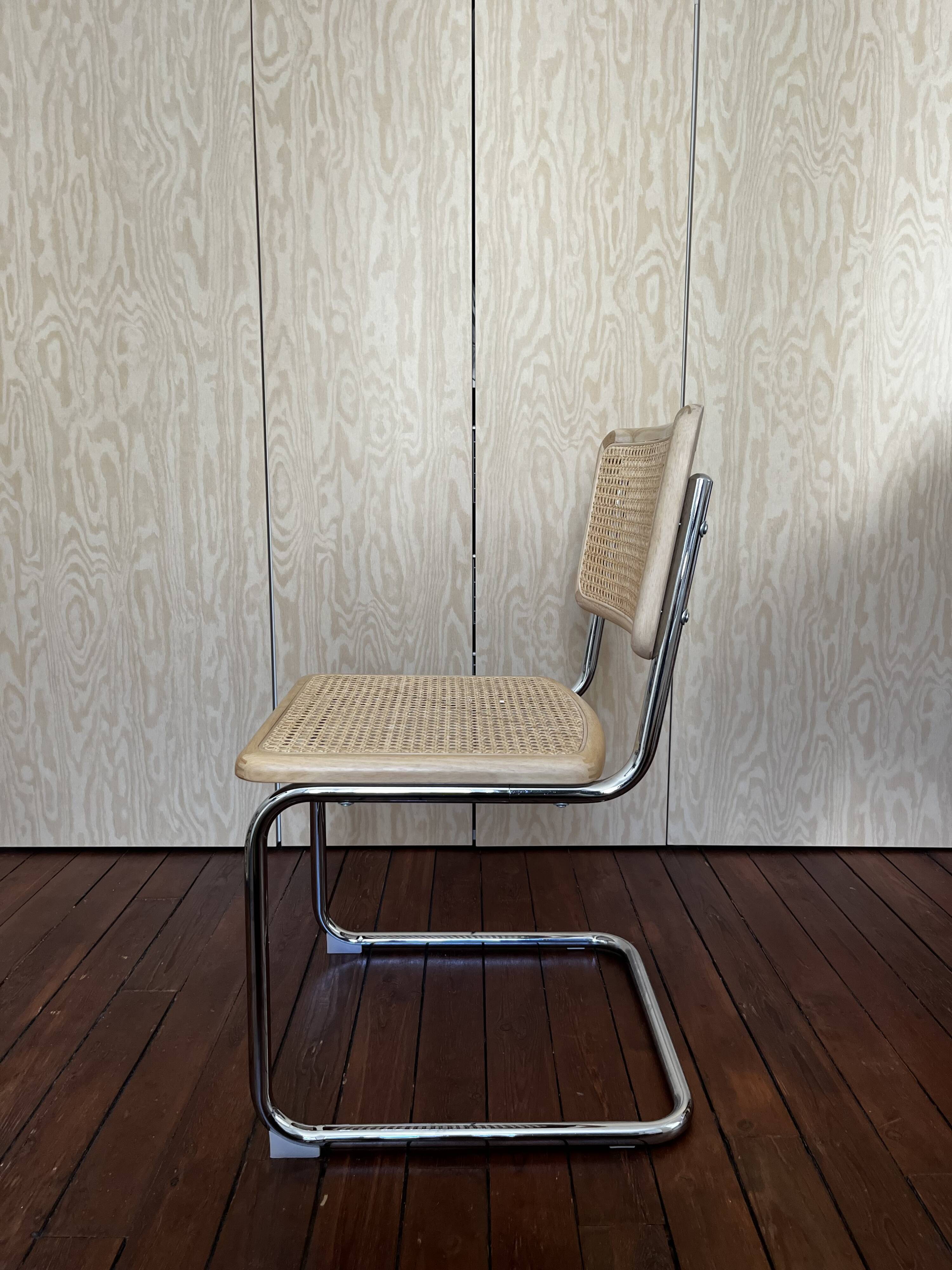 Chaises inspirations B32 Marcel Breuer cannage