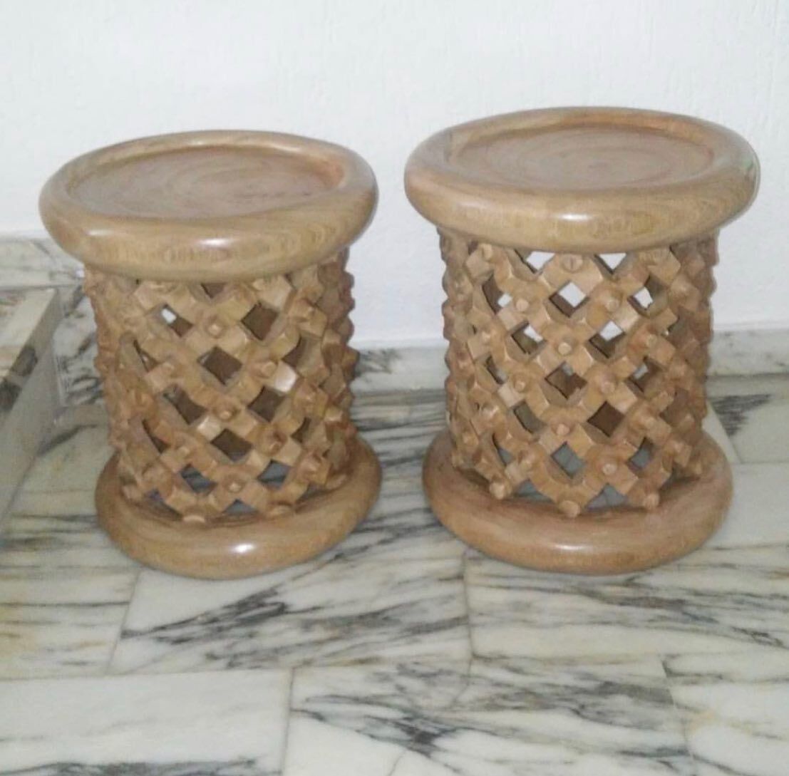 African Bamileke stools
