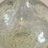 Bubbled glass soliflore vase