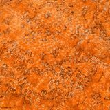 6x9 Pumpink orange vintage rug 181x287Cm SK 3400