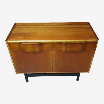 Refurbished neat retro chest of drawers, vintage, Poland, 60s