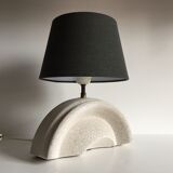 Aerated concrete lamp inspired by albert tormos