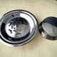 Butter mold, "coquillor" type butter dish in stainless steel