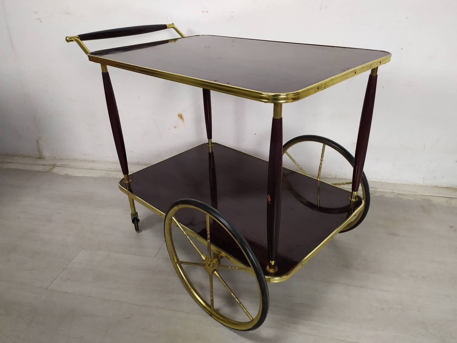 Vintage bar cart