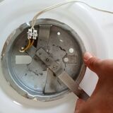 Vintage opaline dome ceiling light from the 60s