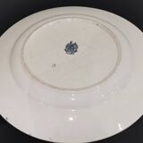 Old Moulin des loups dish Marie Louise iron earth model 29.5cm