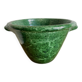XXL solid earthenware salad bowl by Foucard Jourdan 1960