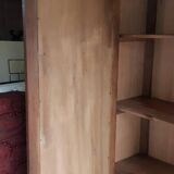 Vintage Parisian glass cabinet.