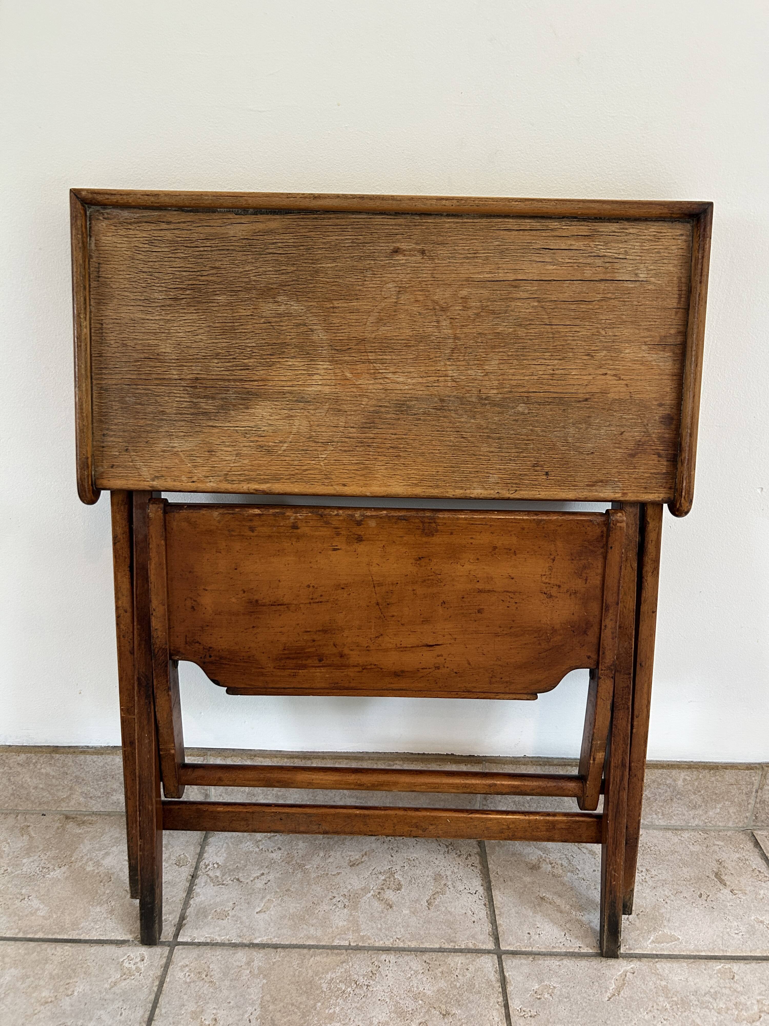 Table d'appoint, porte-revues scandinave vintage