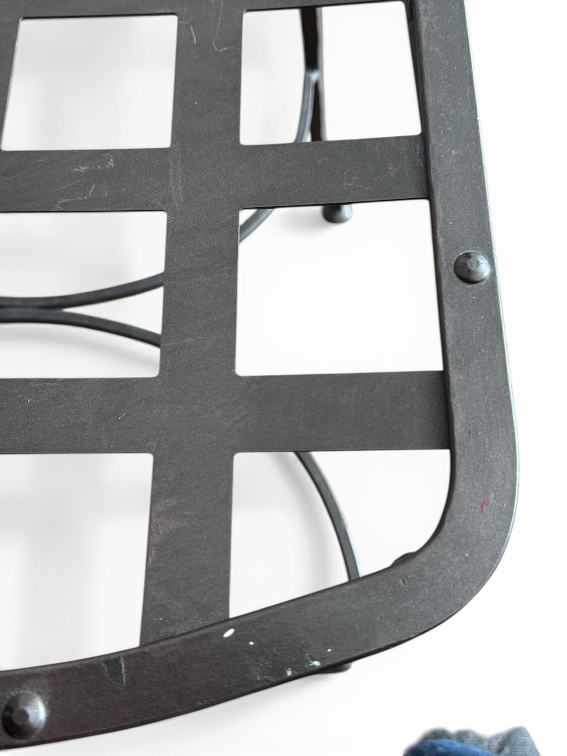 6 handcrafted wrought iron Provençal chairs