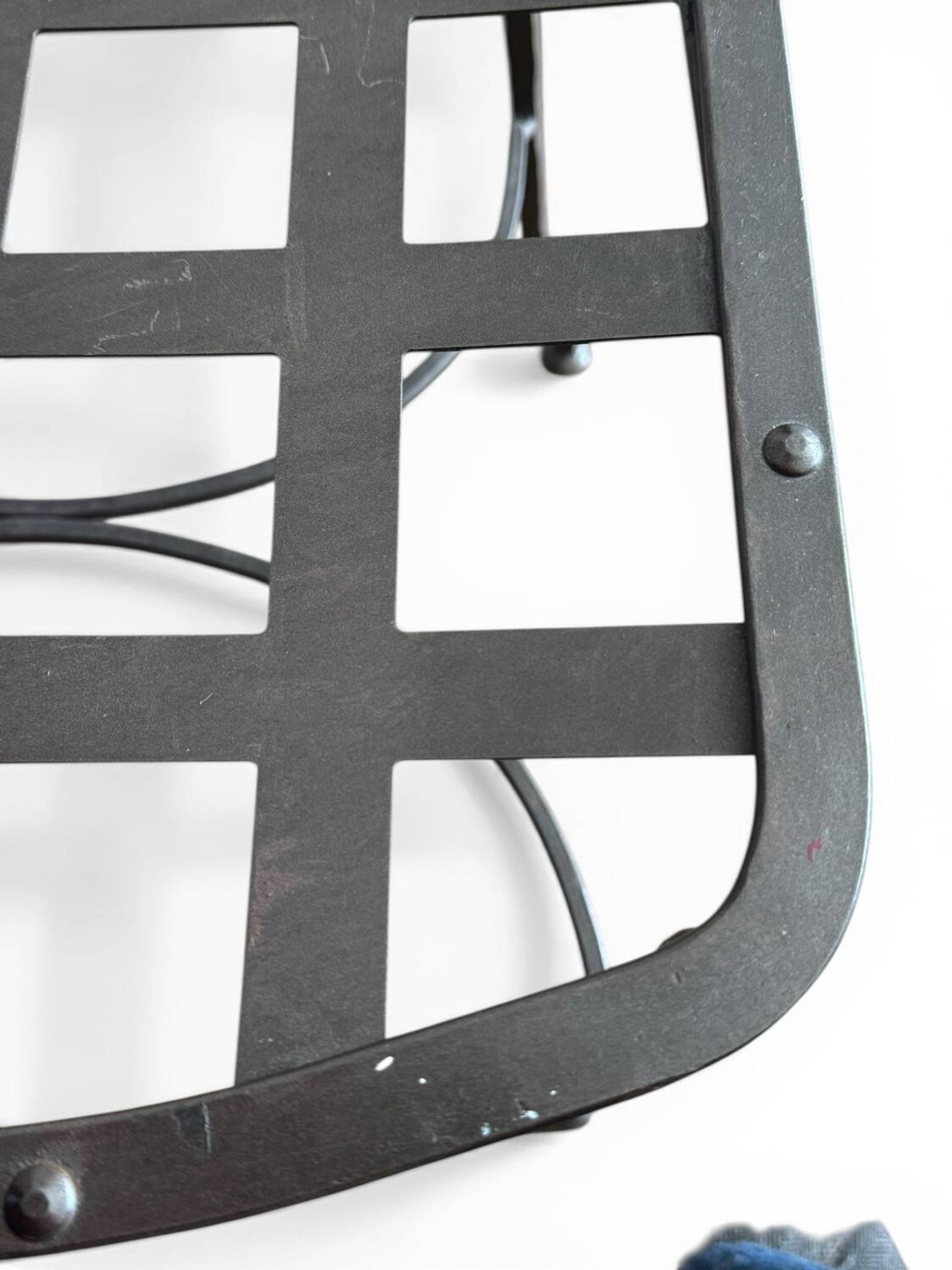 6 handcrafted wrought iron Provençal chairs
