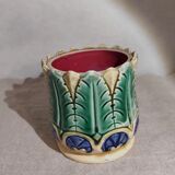 Cache-pot vase en barbotine