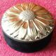 Old box blue felt ecrin paola calosci decoration marguerite