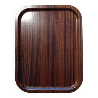 Plateau Platex stratifié acajou