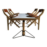Dining table and 4 chairs set Marc Held Design 1980