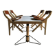 Dining table and 4 chairs set Marc Held Design 1980
