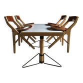 Dining table and 4 chairs set Marc Held Design 1980