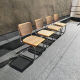 4 Cesca chairs B32 Marcel Breuer