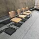 4 chaises Cesca B32 Marcel Breuer