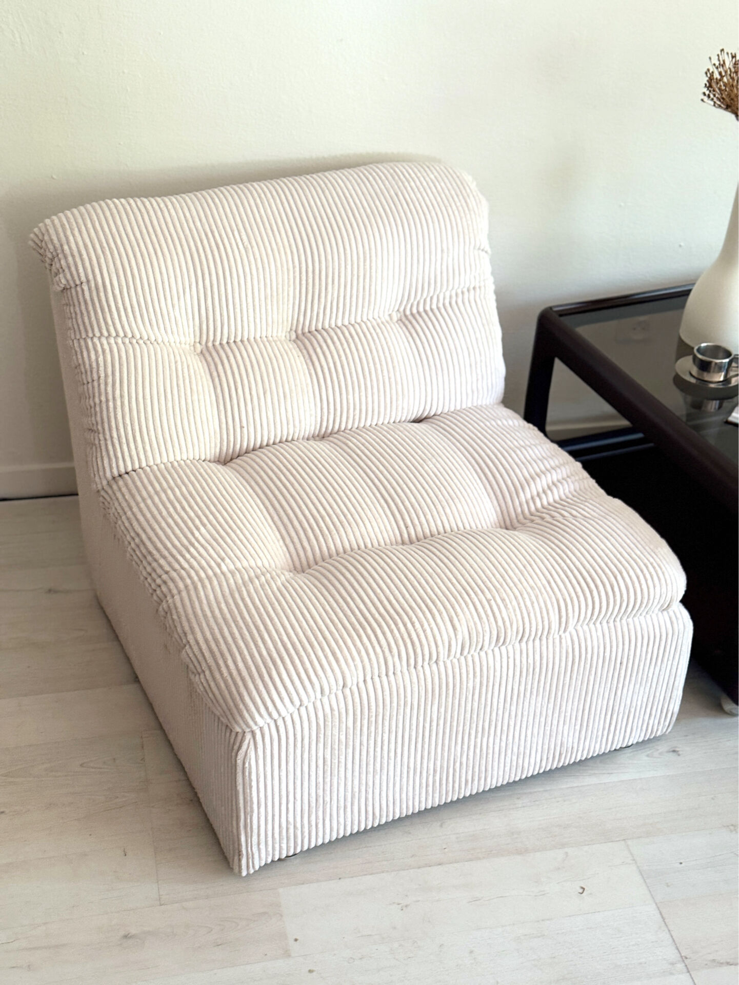 Vintage lounge chair modular seat 1970