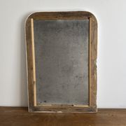 Miroir louis philippe at the end of the 19th century. 80x56. white.