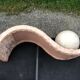80s design coffee table. made of Mactan travertine stones from Magnussen ponte.