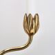 Bronze Water Lily Lamp by Lucien Gau, 1990s