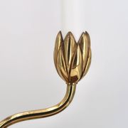Lampe Nénuphar en bronze de Lucien Gau, années 90