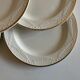 Set of 7 neo-classical plates directoire fine earthenware from Gien 19th
