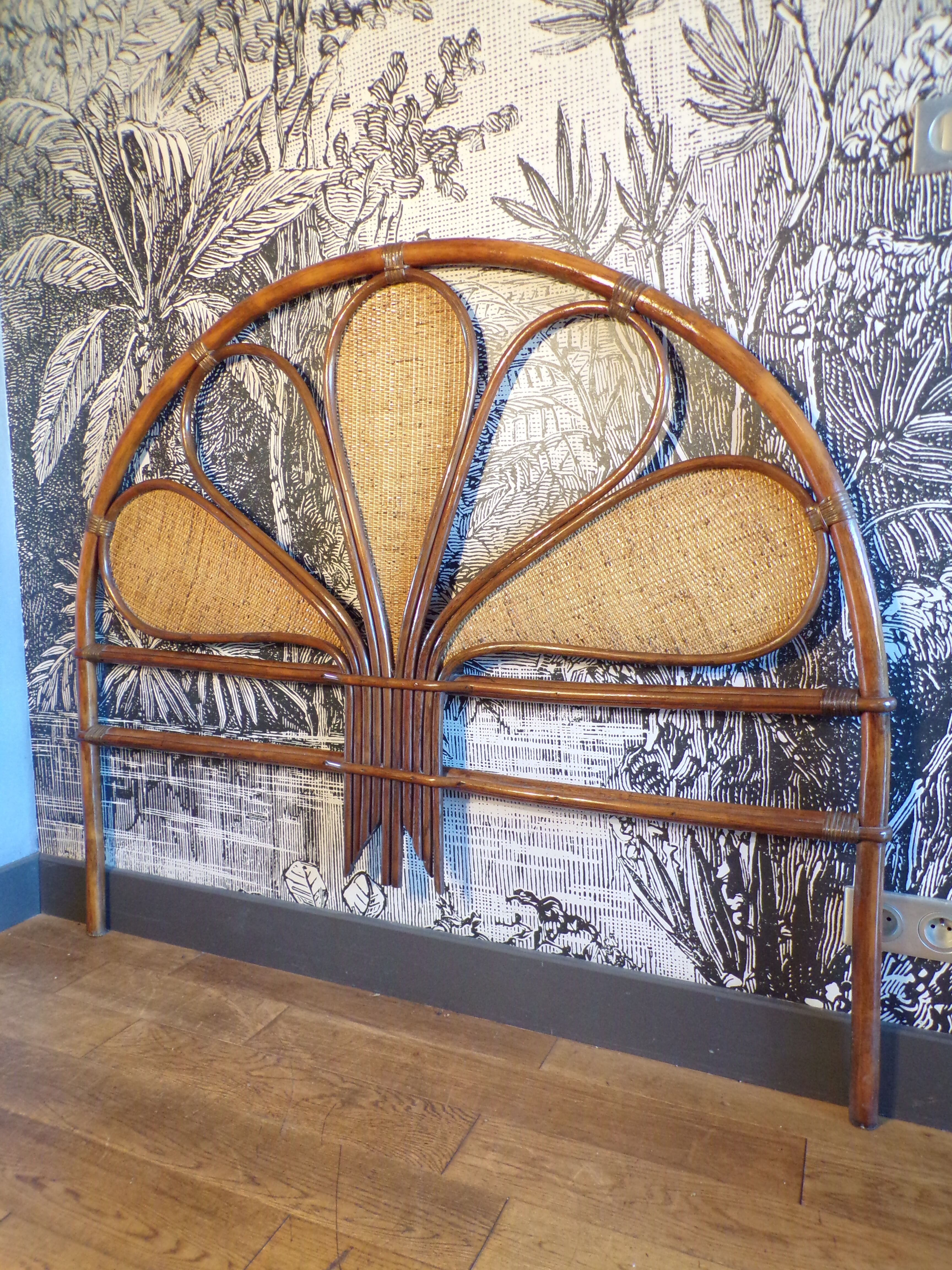 Vintage Peacock headboard 140cm