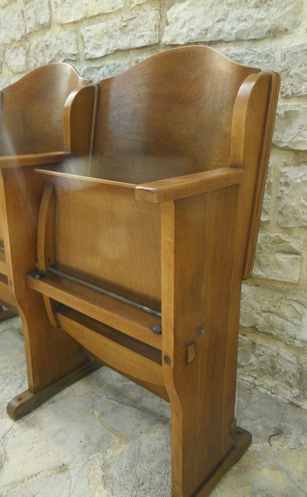 Former cinema seat 2 chairs