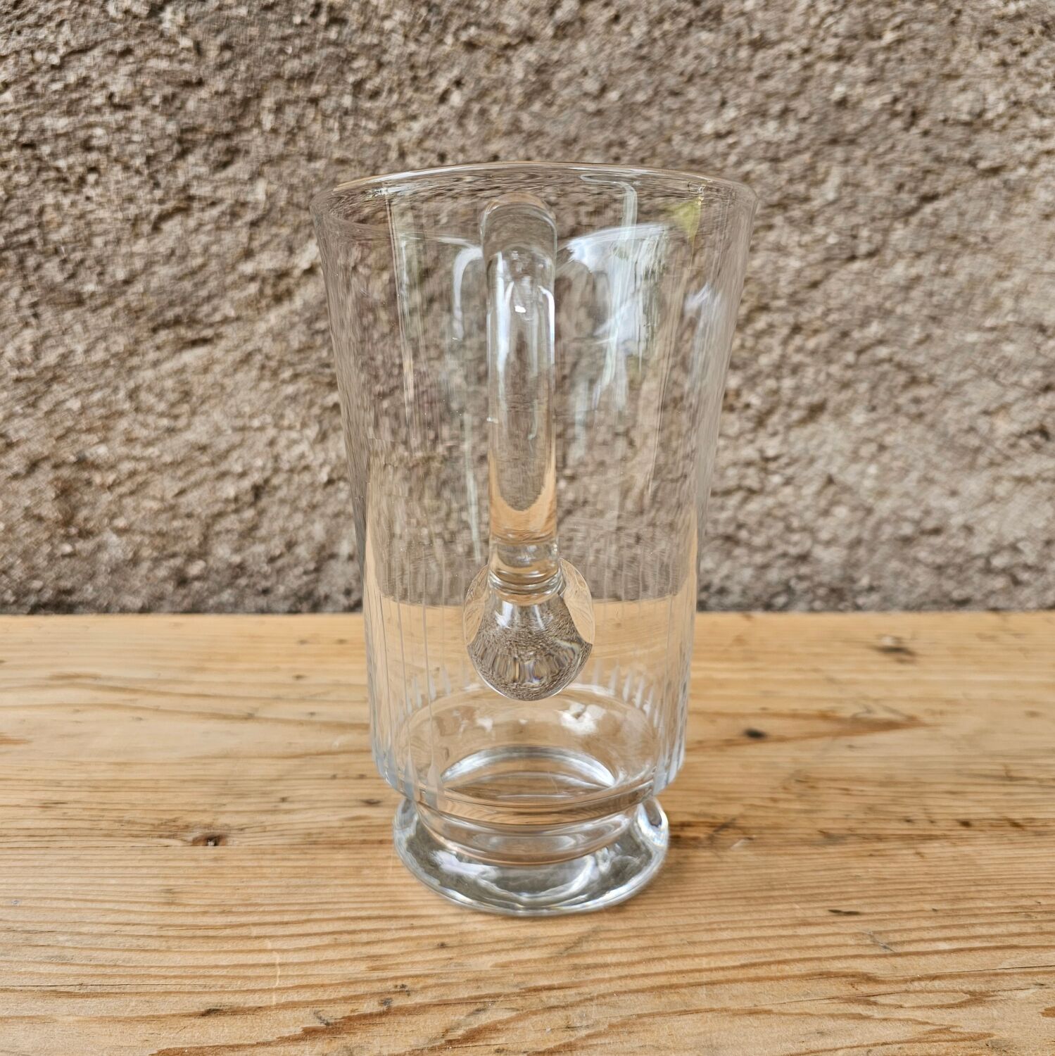 Vintage crystal water jug