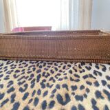 Wicker rattan basket