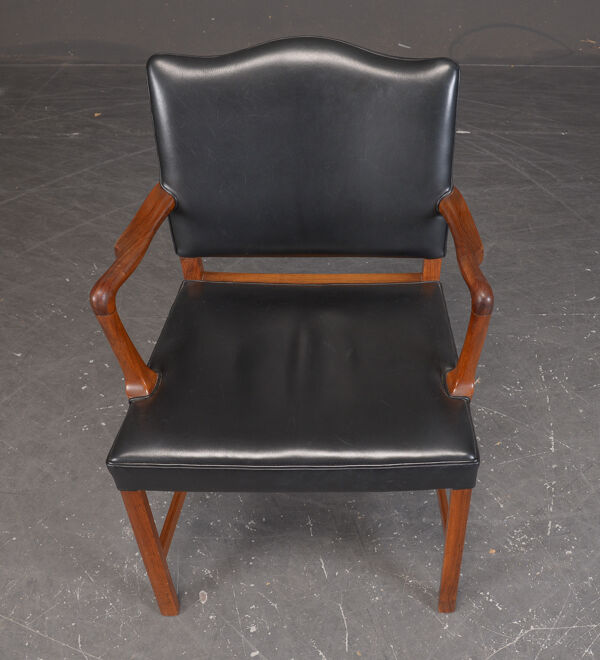 Fauteuil avec armatures en palissandre Ole Wanscher