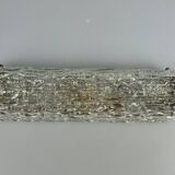 60s 70s wall lamp mirror light Germany Ice Glass Space Age Design