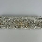 Lampe murale des années 60 et 70, éclairage de miroir, Allemagne, verre glacé, Space Age Design