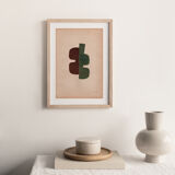 Painting on paper - M743 - signed Eawy