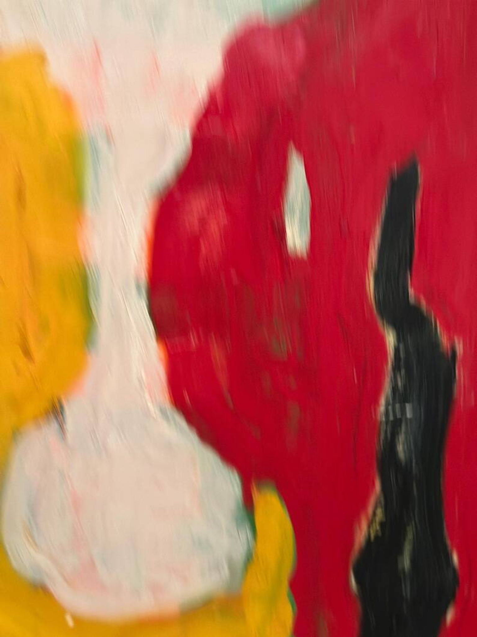 Large original Danish oil painting - "The Couple" by Max Bilde (1919-2011) - Signed 1968 - Framed - 94 × 75 cm (37" × 29.5")
