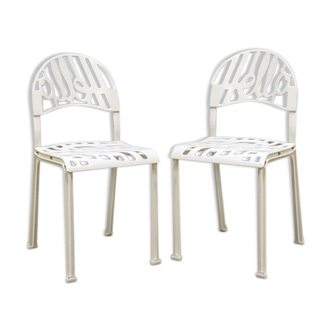 Vintage ‘hello there’ Popart chairs Jeremy Harvey Artifort