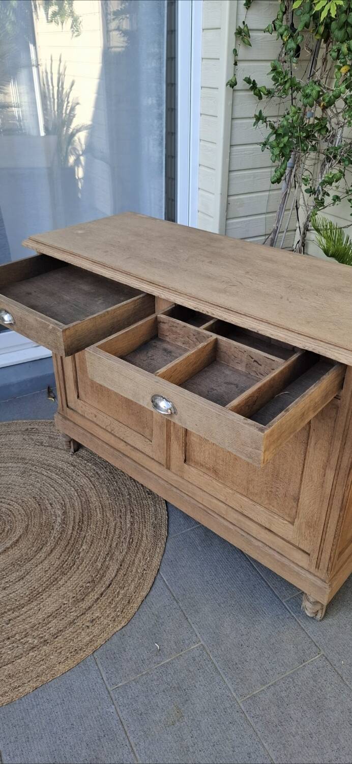 Renovated old oak sideboard
