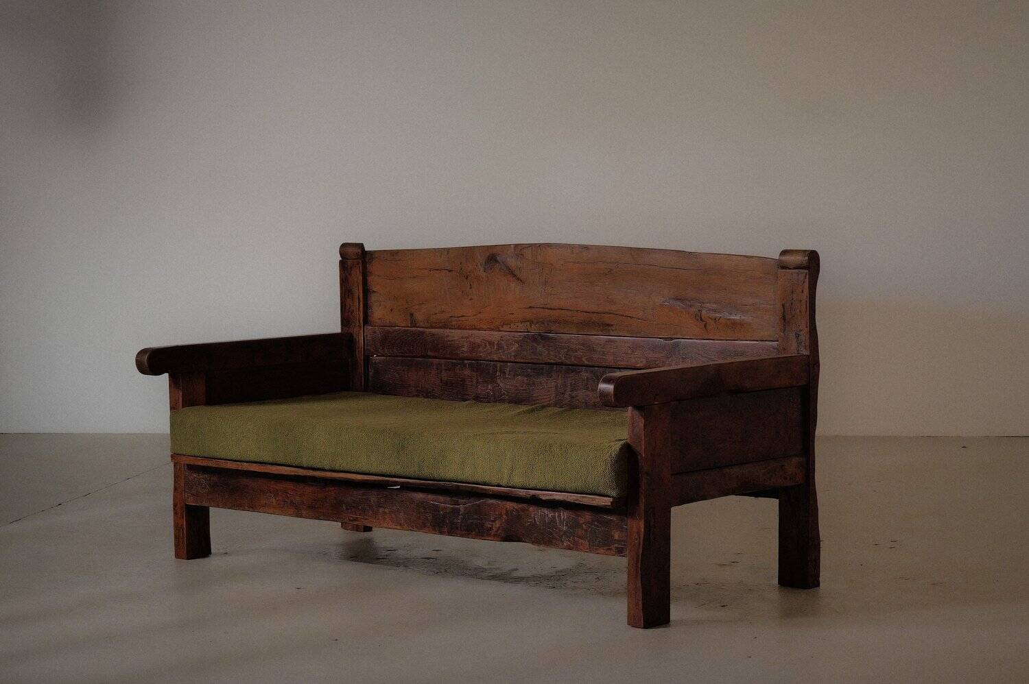 Mountain bench, folk art, 1800