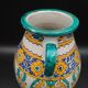 Vase pot with two handles in Moroccan ceramic signed Fes Moroccan