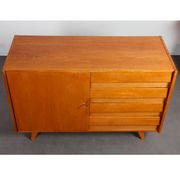 Vintage oak storage by Jiri Jiroutek, model U-458, 1960