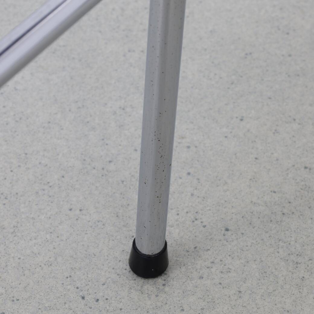 3x bar stool in rattan and chrome by rohé noordwolde, 1960s