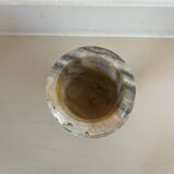 Vase ancien en onyx beige