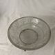 Fruit cup centerpiece in frosted glass and art nouveau art deco bronze signed Muller frères