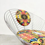 Vintage wire cone easy chair Fritz Hansen Verner Panton