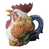 Barbotine Rooster pitcher carafe
